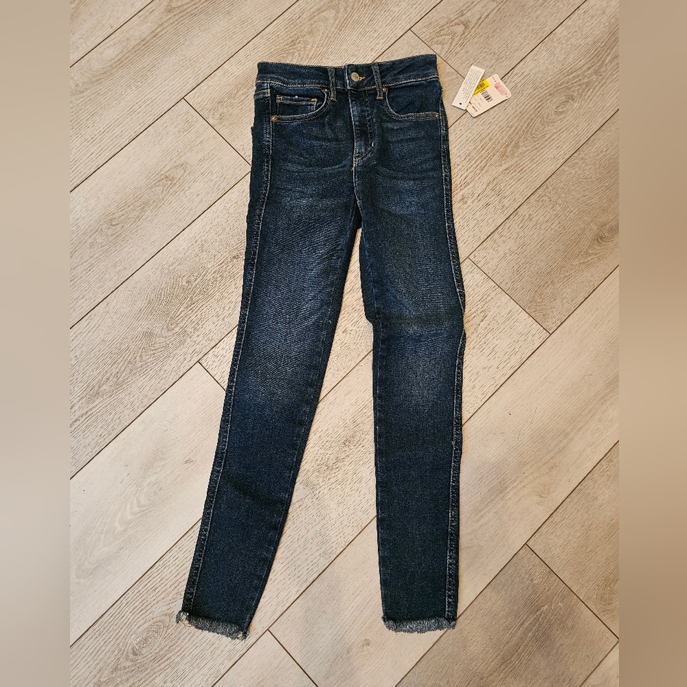 NWT Free People Deep Indigo Jeans Womens Size 25